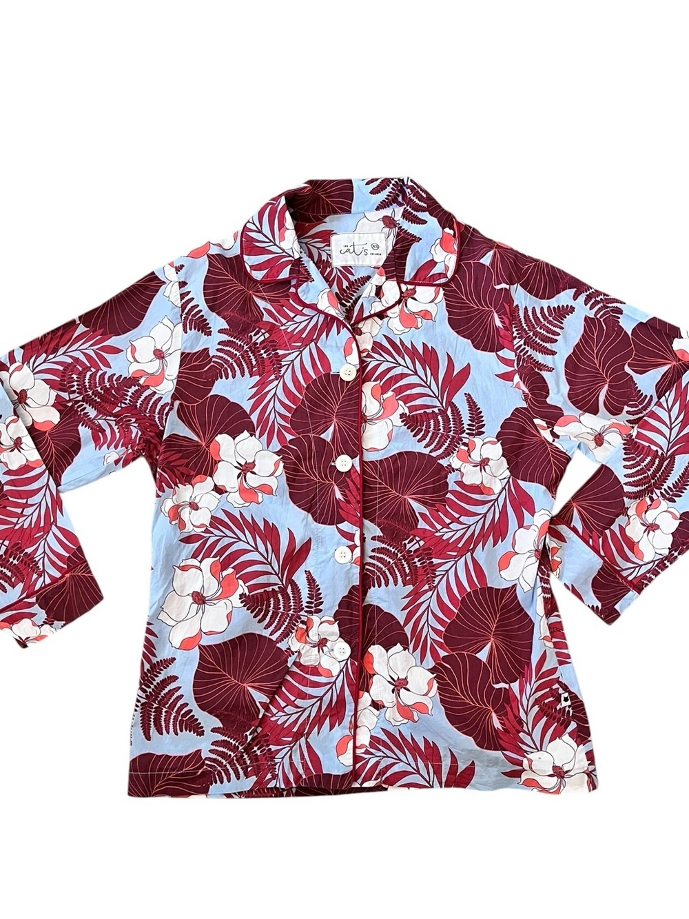 The Cat’s Pajamas 100% Cotton Floral Pajama Top – XS